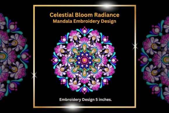 Celestial Bloom Radiance: A Holiday Embroidery Review