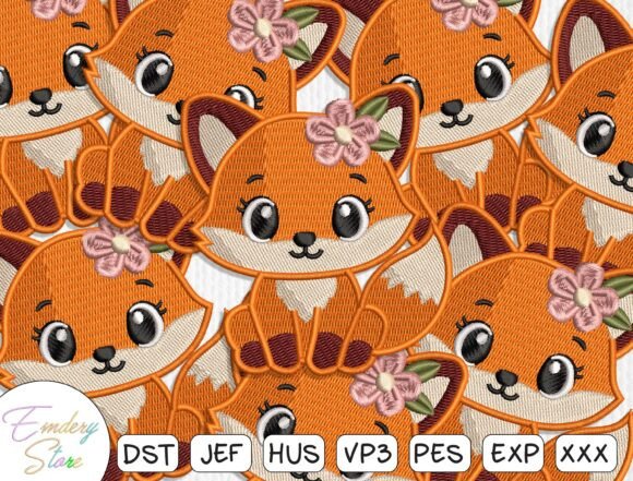 Cute Fox Embroidery Patch Design Review for Craft Fairs