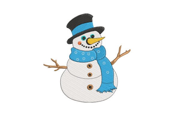 Cute Snowman Embroidery Design Review for Winter Projects