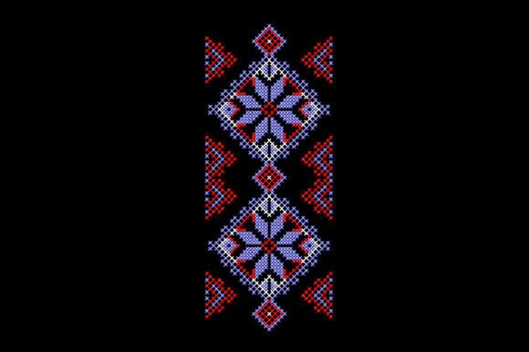 Folk Cross Stitch Neckline Design Review for Brands