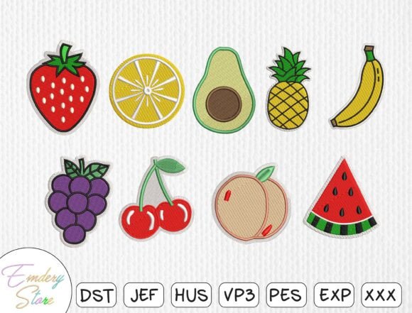 Fruit Embroidery Patch Set: A Designer's Review for Brands