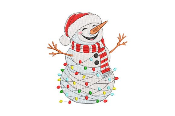 Lights Snowman Review: A Festive Embroidery Choice
