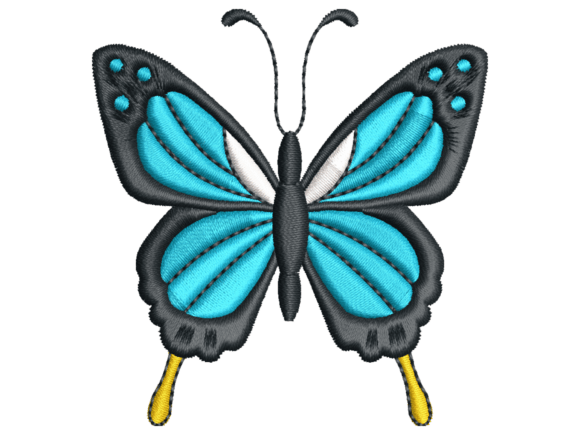 Review: Blue Butterfly Embroidery Design for Boutiques