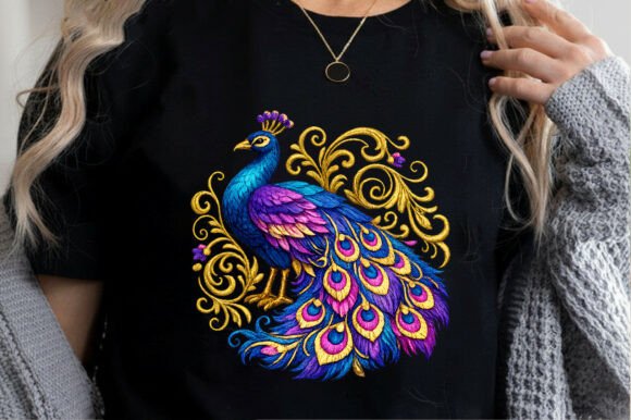Review: Colorful Peacock Embroidery Art Png for Gifts