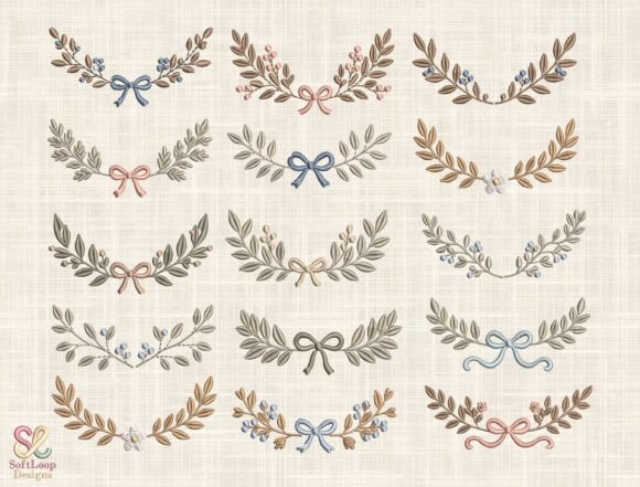 Review: Custom Floral Wreath Embroidery Bundle for Holidays