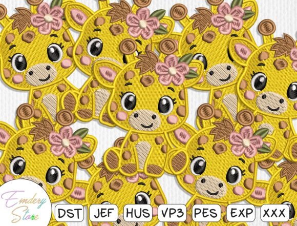 Review: Cute Giraffe Embroidery Patch for Boutique Sweatshirts