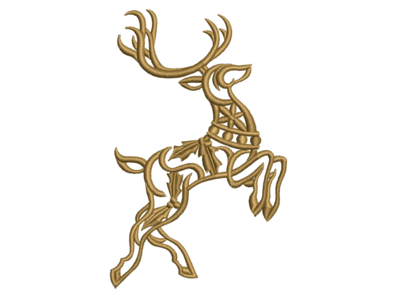 Review: Decorative Running Deer Embroidery for Business