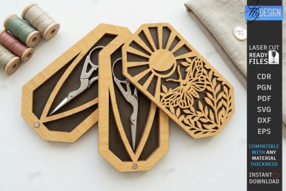 Review: Embroidery Scissors Case Laser Cut CNC for Holidays
