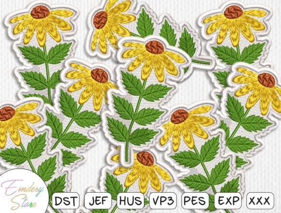 Review: Floral Embroidery Design Patches for Craft Fairs