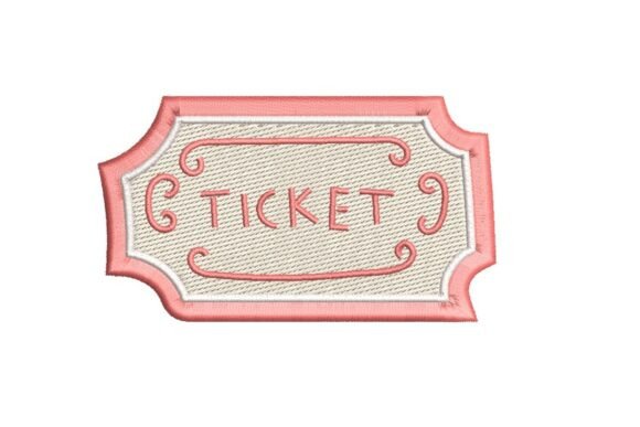 Vintage Pink Ticket Stub Embroidery Review