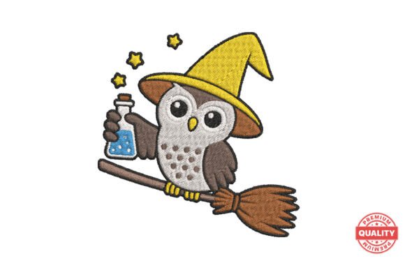 Wizard Owl Flying on Broom: A Designer's Review